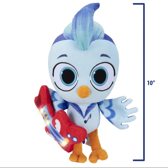 Do, Re & Mi' The Blue Jay Plush with Lights&Sounds with Guitar-Amazon Exclusive - Picture 5 of 5